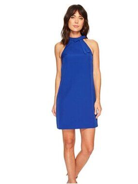 Maggy London Royal Blue Halter Mini Dress